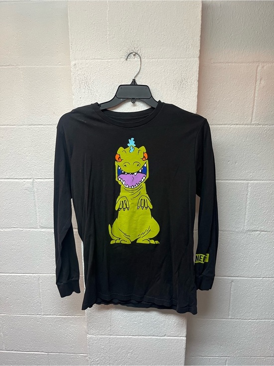 Neff Other - Neff Black Tee with Yellow & Green Cartoon Accent
